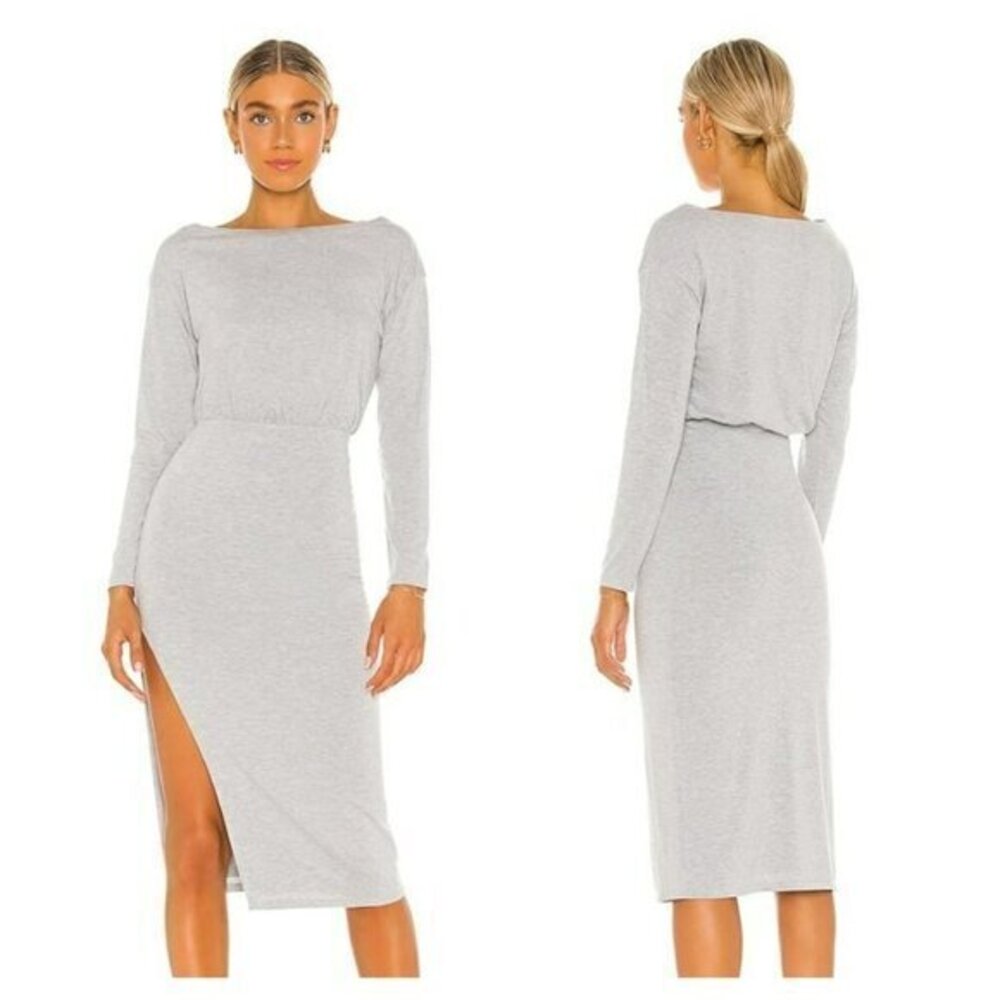 Lovers and Friends Lalli Midi Dress - Heather Grey